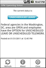 OPM Operating Status App